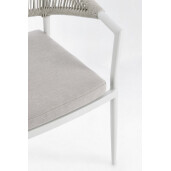 Set 4 scaune alb bej Millor 57x61x78 cm