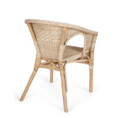 Set 4 scaune ratan natur Aliss 58x61x74 cm
