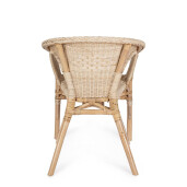 Set 4 scaune ratan natur Aliss 58x61x74 cm