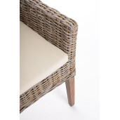 Scaun lemn mahon kubu Manoel 50x57x92h