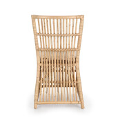 Scaun ratan natur perna bej Elvas 58x59x92 cm
