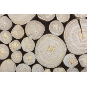 Masuta cafea lemn natur Ermitas 45.5 cm x 45.2 cm x 45.5 h