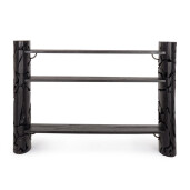 Consola lemn negru Arwood 156x36x110 cm
