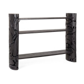 Consola lemn negru Arwood 156x36x110 cm