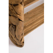 Consola lemn natur Arwood 156x36x110 cm