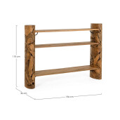 Consola lemn natur Arwood 156x36x110 cm