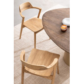 Scaun lemn maro Amery 51x59x77h
