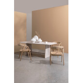 Scaun lemn maro Adalyn 56x60x77h