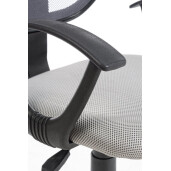 Scaun birou negru gri Ella 45x52x99 cm