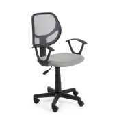 Scaun birou negru gri Ella 45x52x99 cm