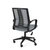 Scaun birou negru gri Roman 62x55.5x93.5/103 cm