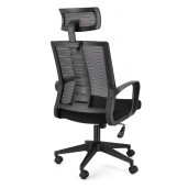 Scaun birou negru Roman 62x55.5x114.5/124.5 cm