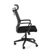Scaun birou negru Roman 62x55.5x114.5/124.5 cm