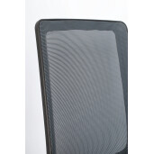 Scaun birou negru gri Wesley 62x61.5x101/111 cm