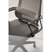 Scaun birou negru Hoboken 59x65x121h