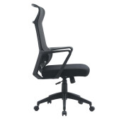 Scaun birou negru Hoboken 59x65x121h