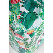 Set 2 tabureti tapiterie piele ecologica Forestis 33 cm x 28 cm x 36 h; 37 cm x 34 cm x 43 h