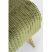Banca tapiterie velur verde Selena 129x45.5x48 cm
