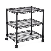 Raft 3 polite negru 60x45x70h