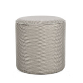 Taburet mdf textil gri Oleysa 42x43 cm