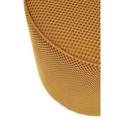 Taburet mdf textil galben mustar Oleysa 42x43 cm