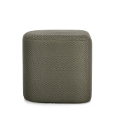 Taburet MDF textil verde Darya 43.5x37x42 cm