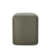 Taburet MDF textil verde Darya 43.5x37x42 cm