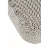 Taburet MDF textil gri Darya 43.5x37x42 cm