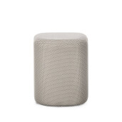 Taburet MDF textil gri Darya 43.5x37x42 cm