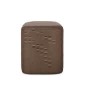 Taburet MDF textil maro Darya 43.5x37x42 cm