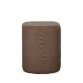 Taburet MDF textil maro Darya 43.5x37x42 cm