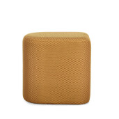 Taburet MDF textil galben mustar Darya 43.5x37x42 cm