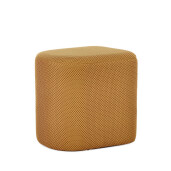 Taburet MDF textil galben mustar Darya 43.5x37x42 cm