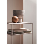 Masuta otel bej Arlik 37,5x37,5x50,5h