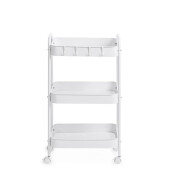 Carucior servire otel alb Leiky 41x29.5x77 cm