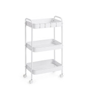 Carucior servire otel alb Leiky 41x29.5x77 cm