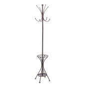 Cuier pardoseala otel gri charcoal Charlotte 27x27x174