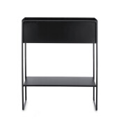 Suport flori otel negru Madelyn 50x22x63.5 cm