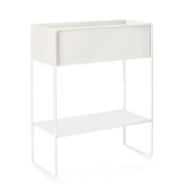 Suport flori otel alb Madelyn 50x22x63.5 cm