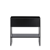 Suport flori otel negru Madelyn 45x18x44 cm