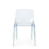 Set 4 scaune policarbonat transparent Adele 50x54x82 cm