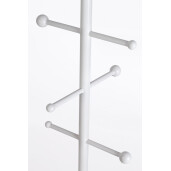 Cuier pardoseala otel alb Camryn Ø35x181,5h