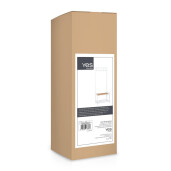 Cuier hol otel alb mdf maro 64,5x37,5x180h