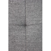 Scaun cu spatar din textil  gri Kepler 66 cm x 50cm x 94h x 49h
