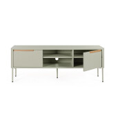 Comoda TV gri maro Nathan 140x40x51h