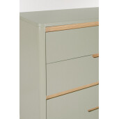 Comoda gri maro Nathan 80x40x105h