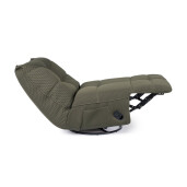 Fotoliu recliner otel negru textil verde inchis Gitta 88.5x107x93.5 cm