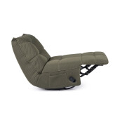 Fotoliu recliner otel negru textil verde inchis Gitta 88.5x107x93.5 cm