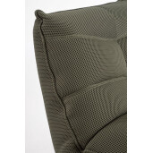 Fotoliu recliner otel negru textil verde inchis Gitta 88.5x107x93.5 cm