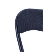 Set 6 scaune otel catifea albastra Joy 45x44x79h